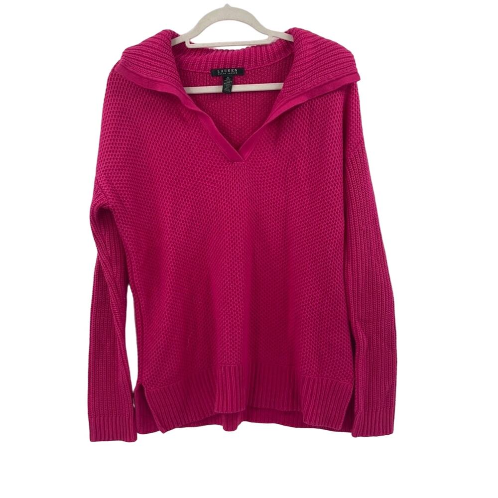 Lauren Ralph Lauren Fuchsia Pink knit Sweater